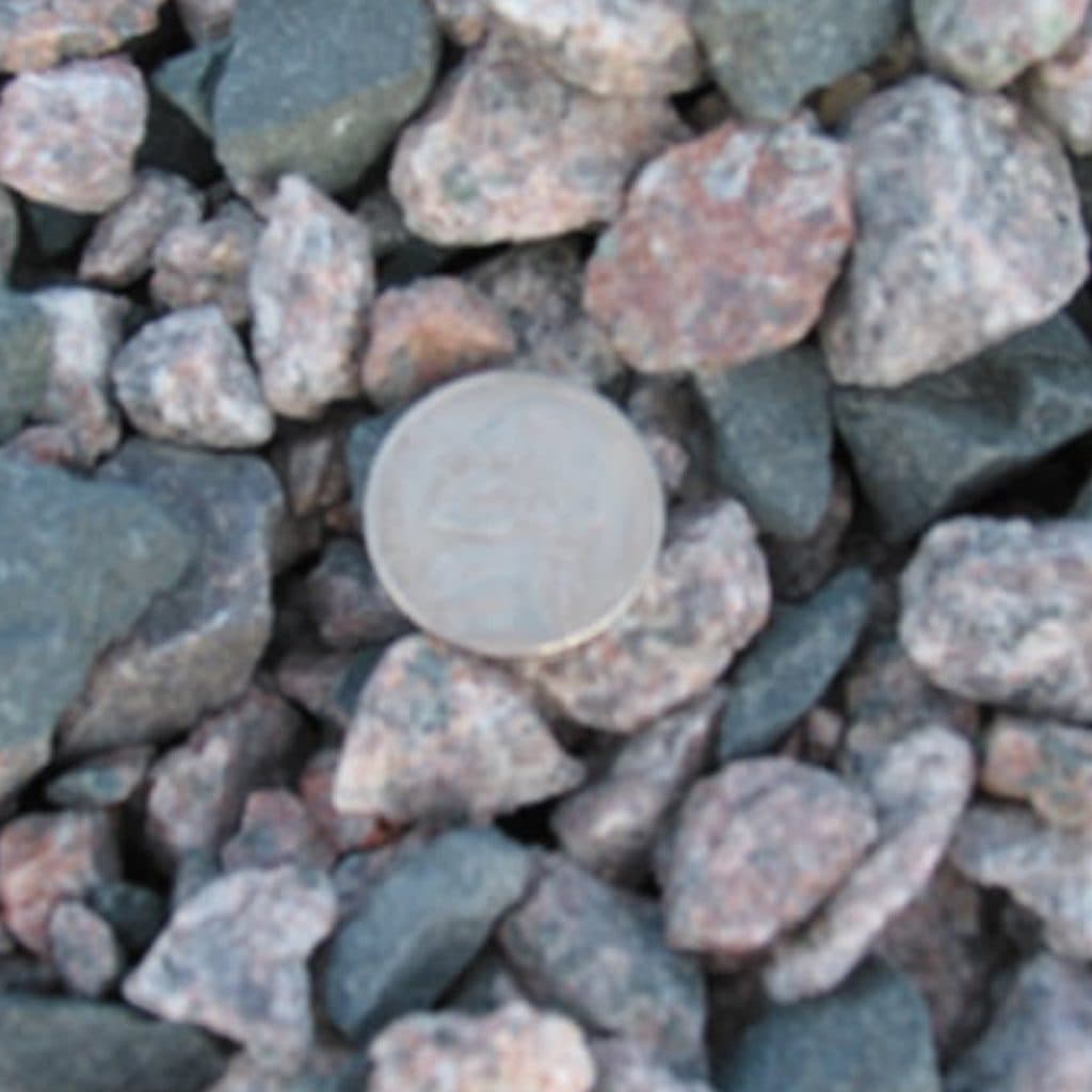 Crushed Granite - 1” rock down to 1/4"