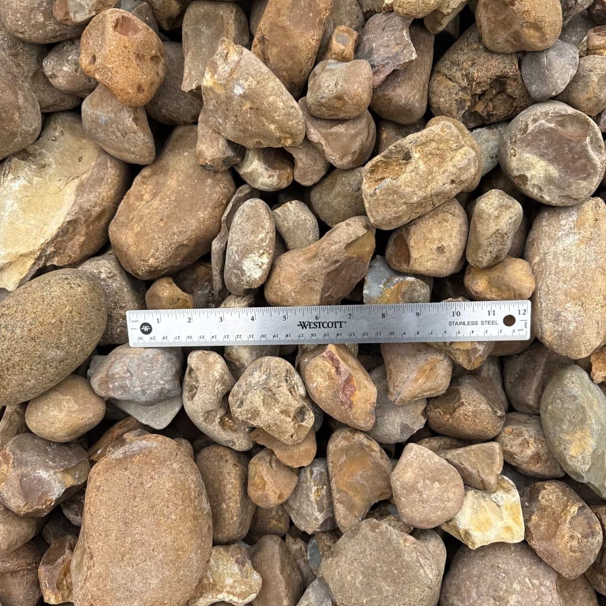 Brown River Rock – 1″ to 4″