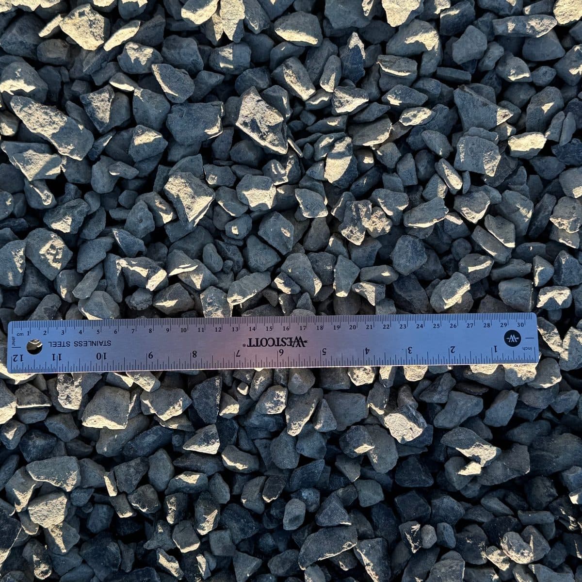 Gray Crushed Stone – 3/4″