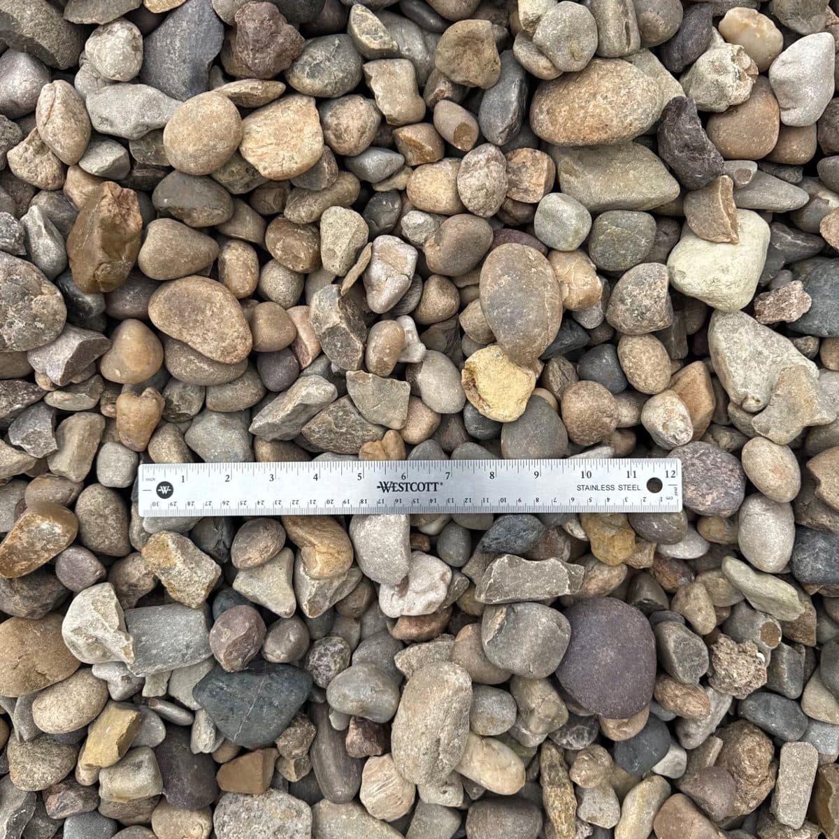 Mixed River Gravel – 1/2″ to 1-1/2″